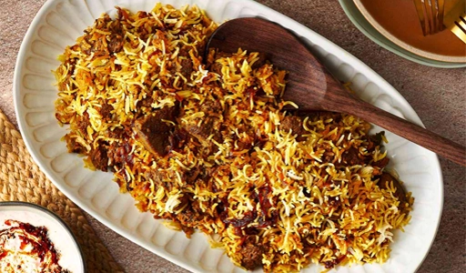 Mix Biryani (Lamb, Chicken And Prawn)